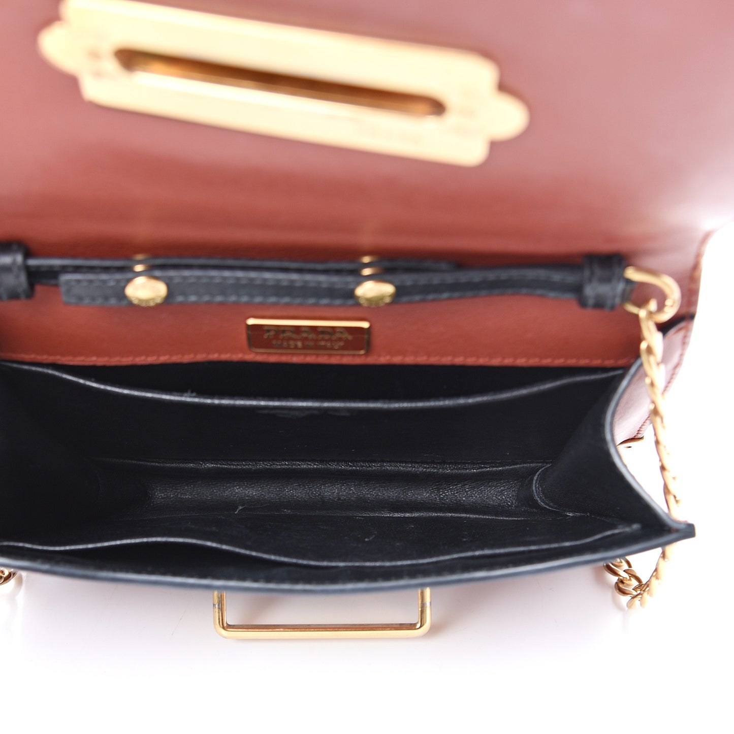 City Calf Saffiano Cahier Astrology Bag Cotto Black