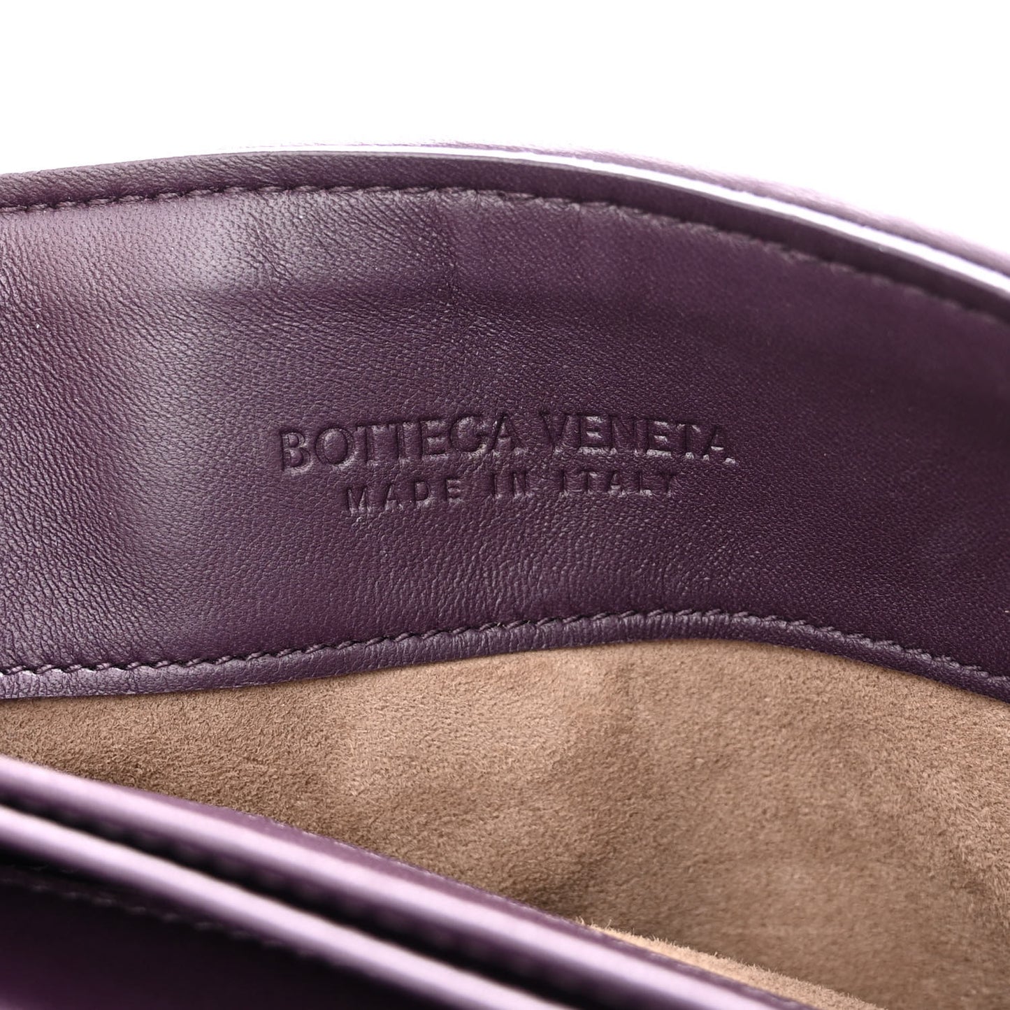 Nappa Intrecciato Baby Olimpia Shoulder Bag Dark Barolo