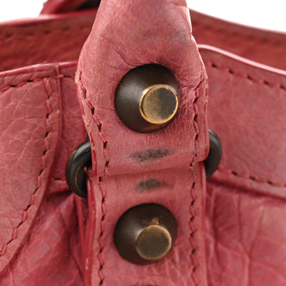 Balenciaga Agneau Classic Hardware Mini City Rose Bombon Raspberry 11 of 18