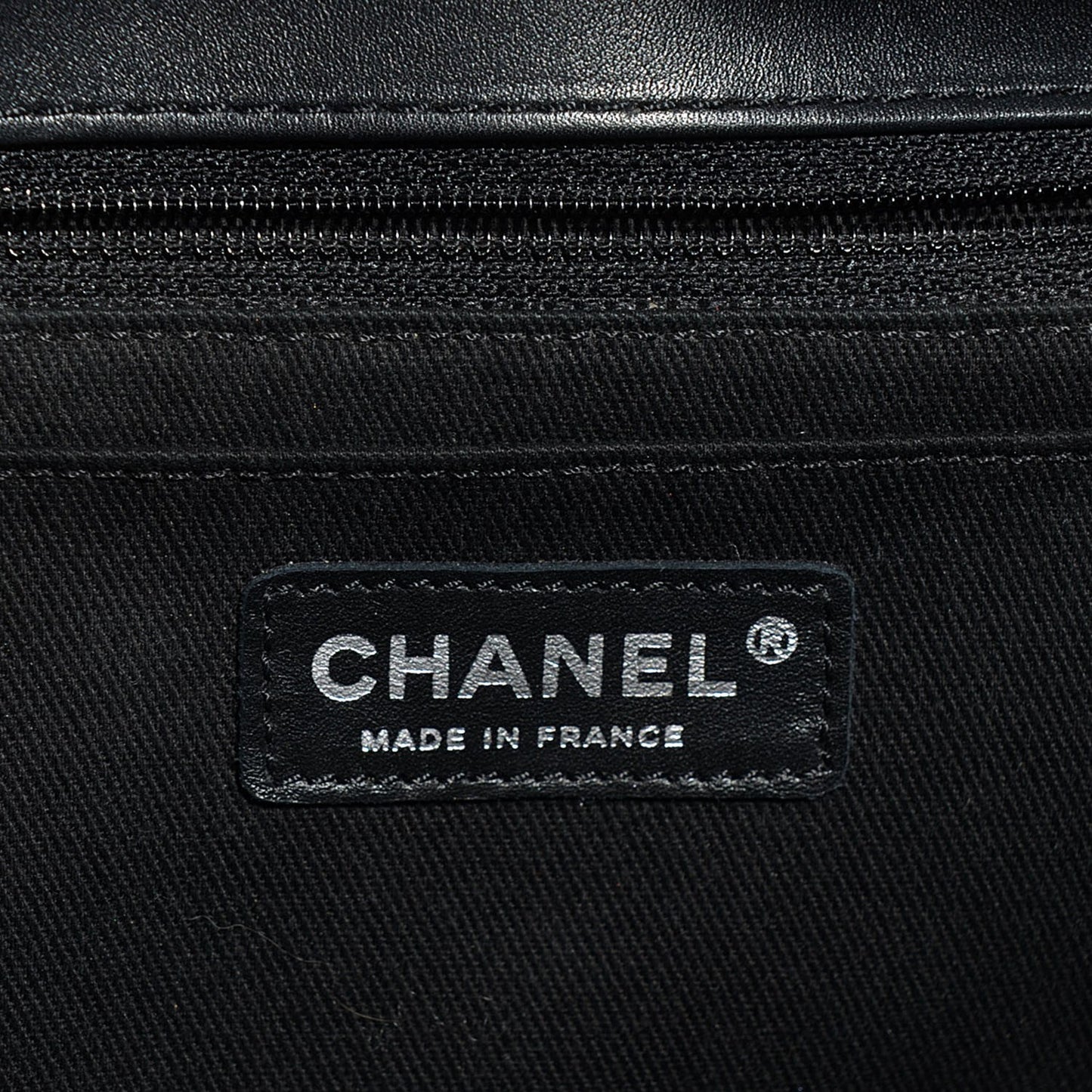 Calfskin Quilted In the Business Flap Bag Black