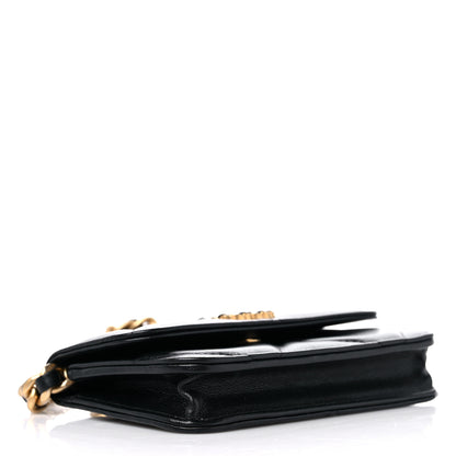 Chanel Lambskin Quilted Chanel 19 Clutch With Chain Black 4 of 10