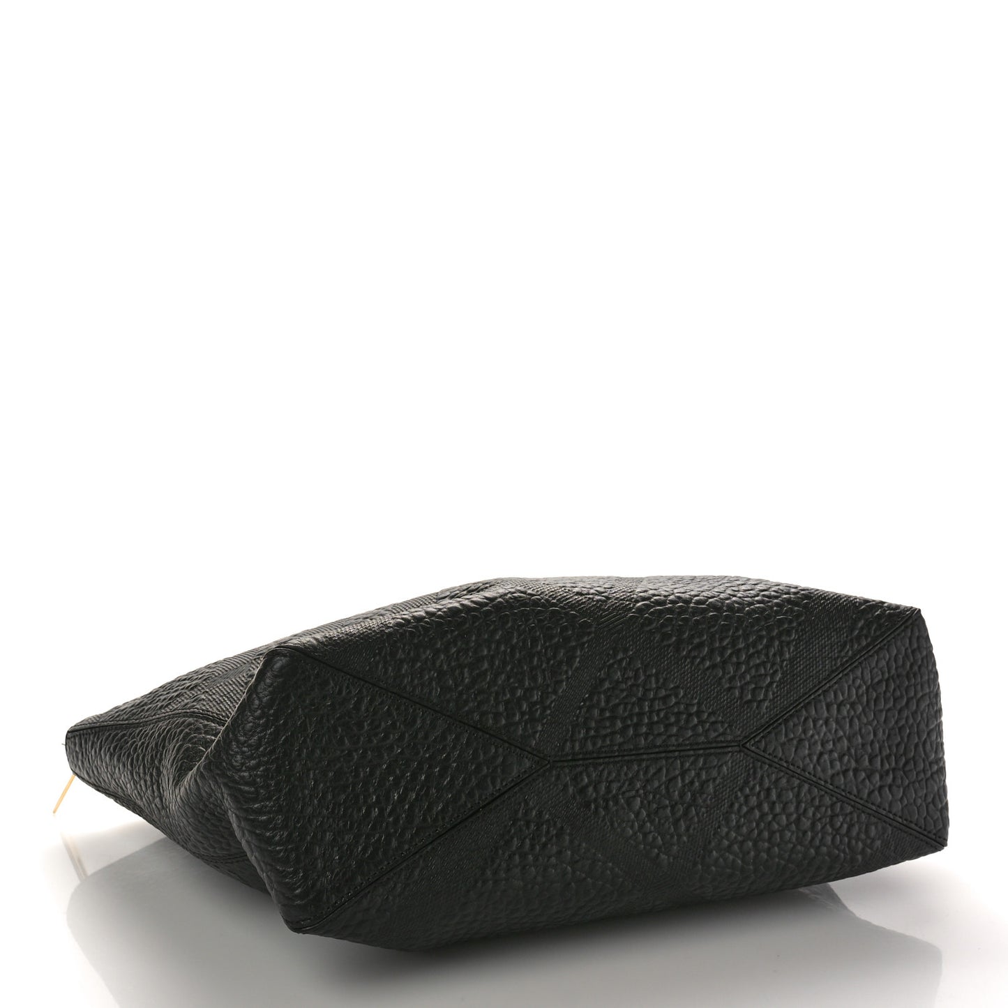 Heritage Grain Check Embossed Medium Dewsbury Tote Black