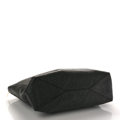 Burberry Heritage Grain Check Embossed Medium Dewsbury Tote Black 4 of 8