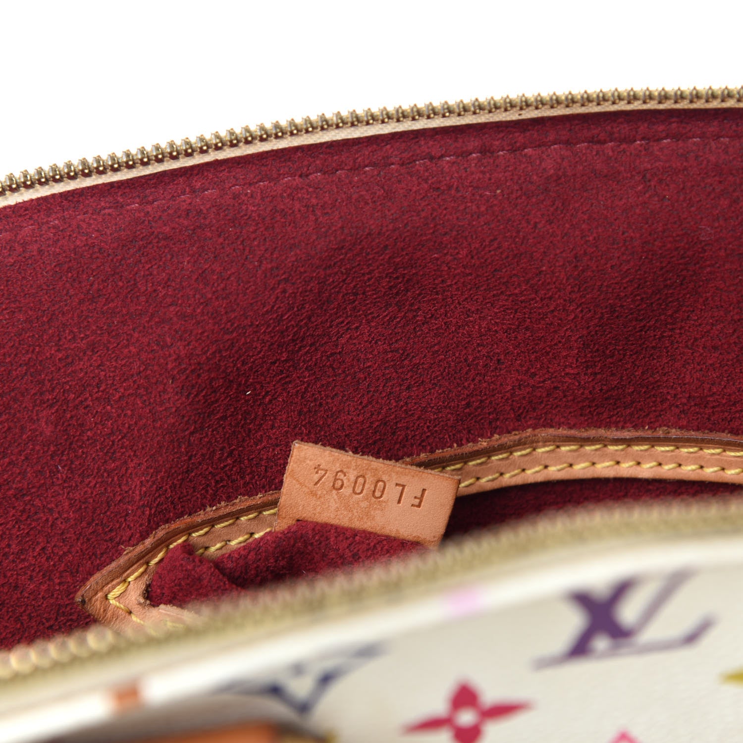 Louis Vuitton Monogram Multicolor Alma White 9 of 10