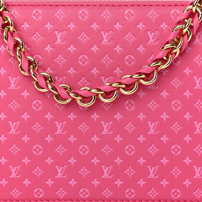 Louis Vuitton Calfskin Nanogram Embossed Lexington Pouch Rose 7 of 11