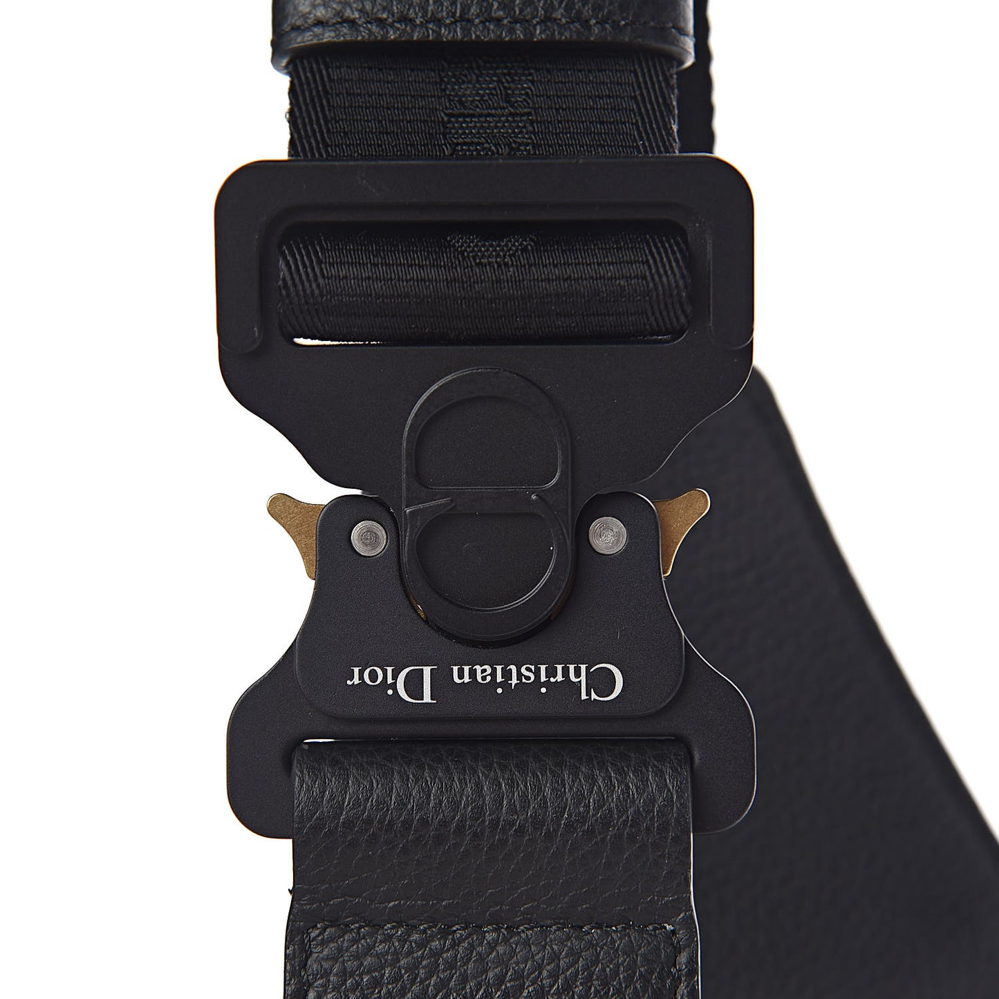 Grained Calfskin Kim Jones Saddle Bag Black