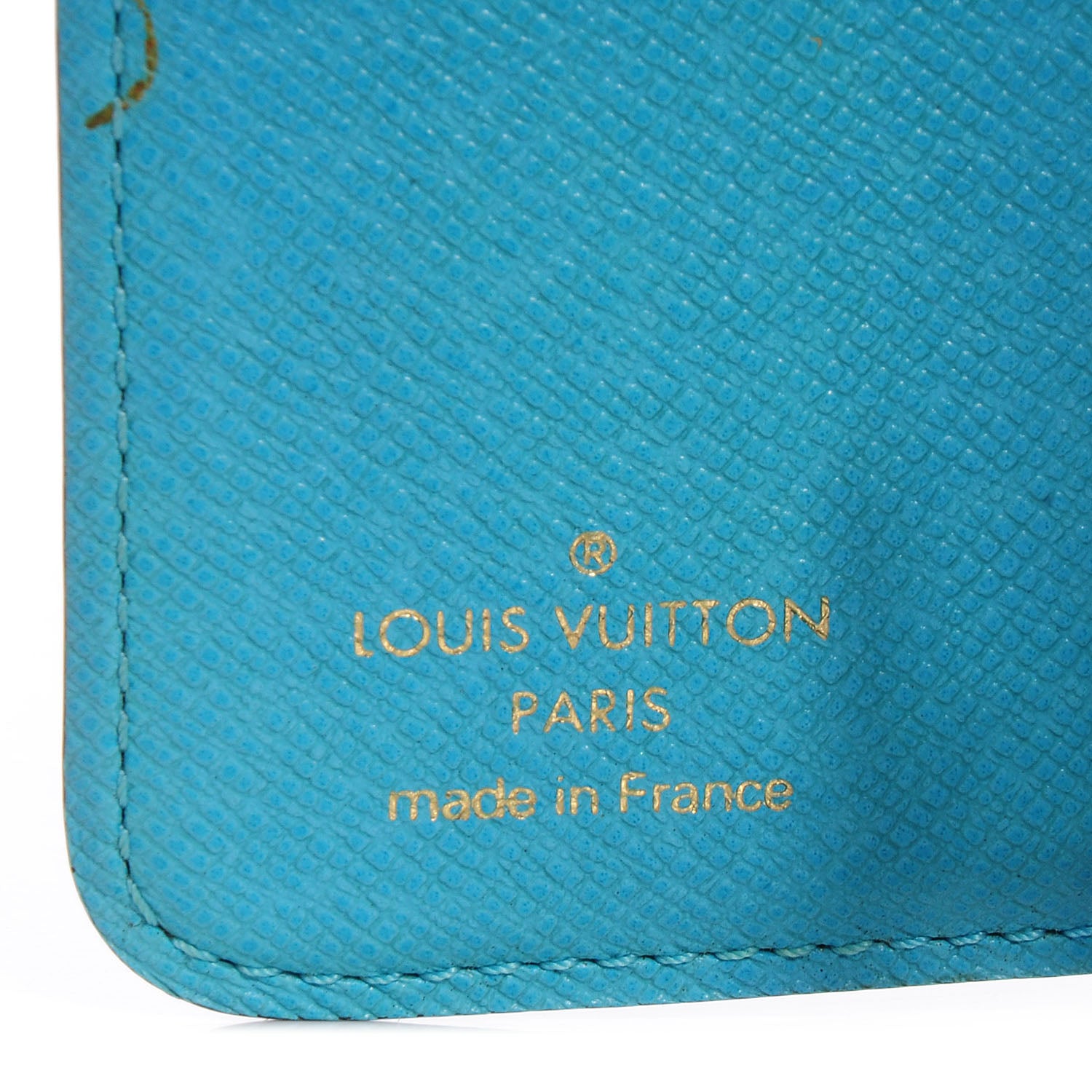 Louis Vuitton Monogram Groom Compact Zip Wallet Blue 6 of 7