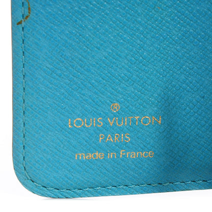 Louis Vuitton Monogram Groom Compact Zip Wallet Blue 6 of 7