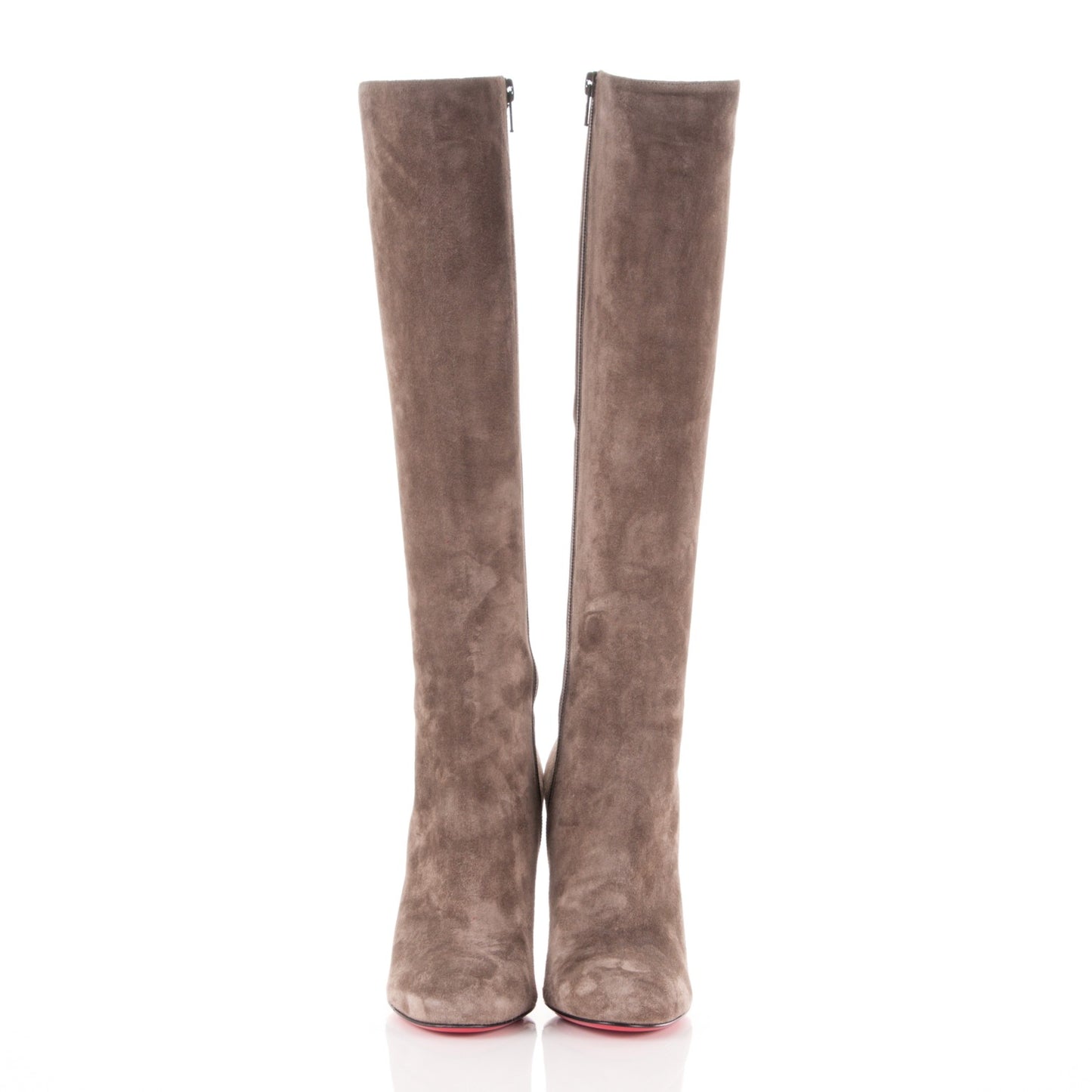 Veau Velours Fifi Botta 100 Knee Boots 37 Cendre