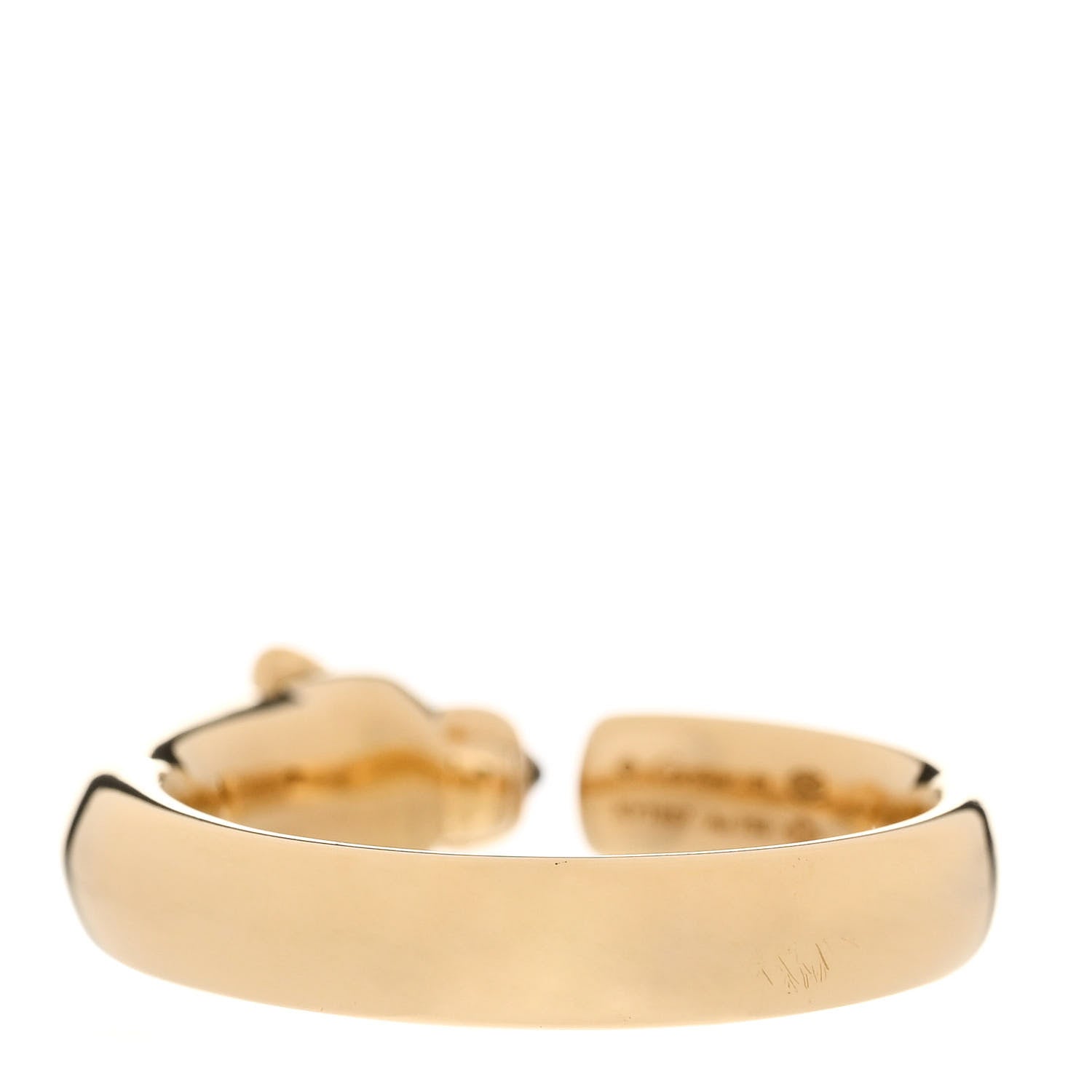 Cartier 18K Yellow Gold Tsavorite Onyx Panthere De Cartier Ring 61 9.5 4 of 7