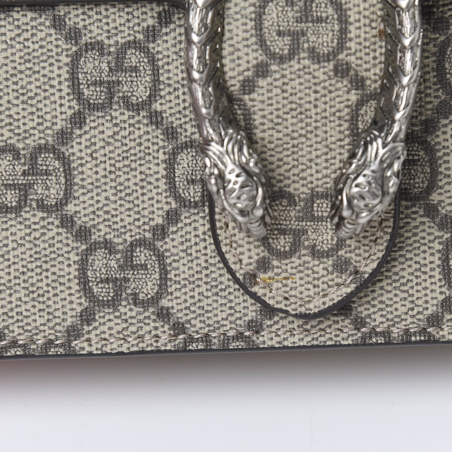 GG Supreme Monogram Super Mini Dionysus Shoulder Bag Taupe