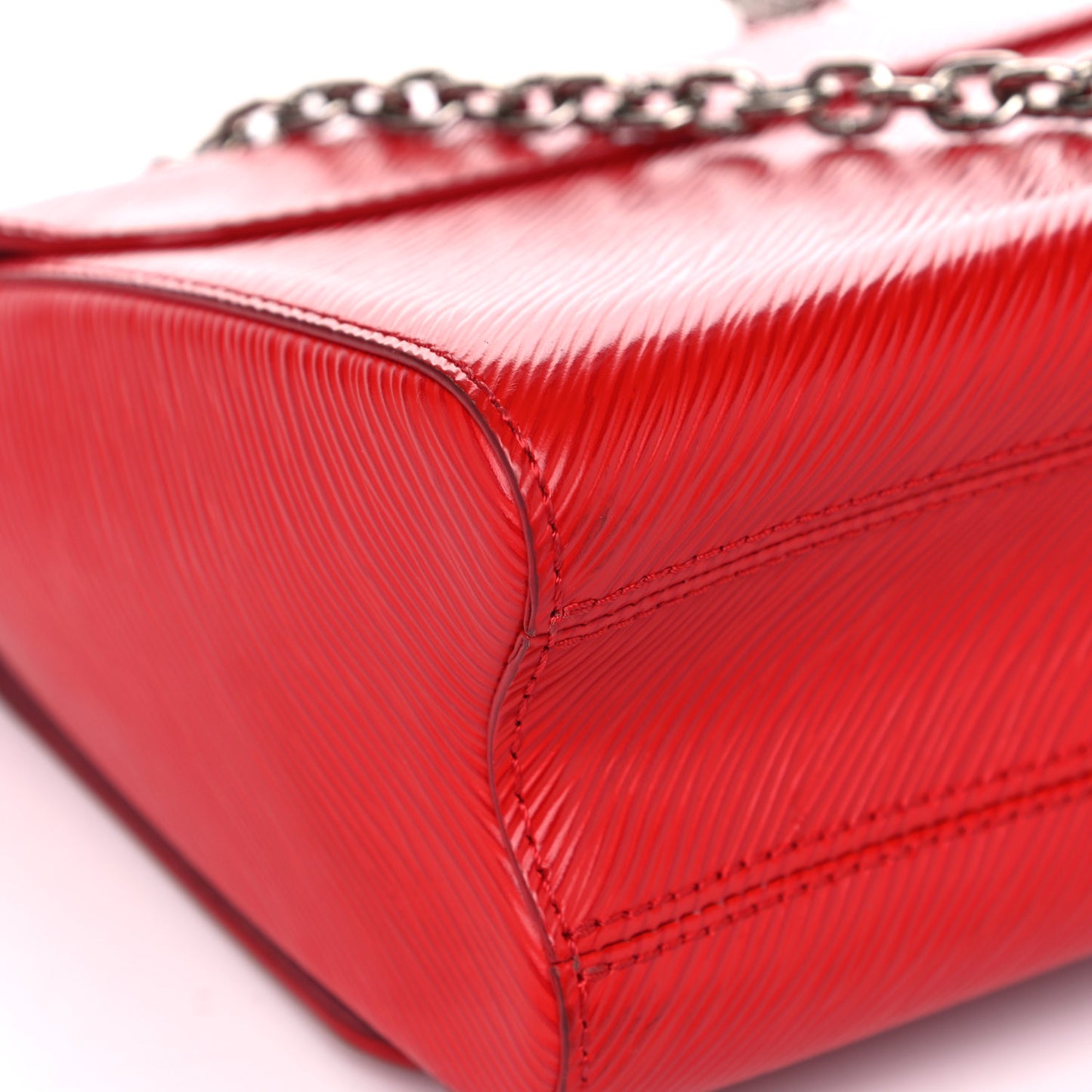 Epi Twist Shoulder Bag MM Coquelicot