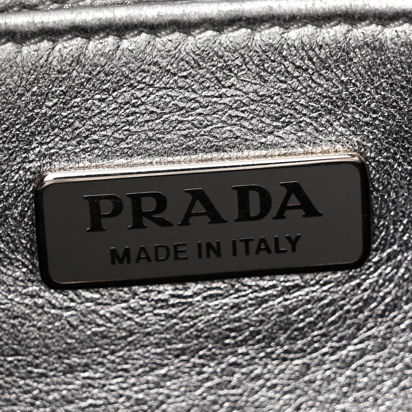 Spazzolato Cleo Shoulder Bag Argento