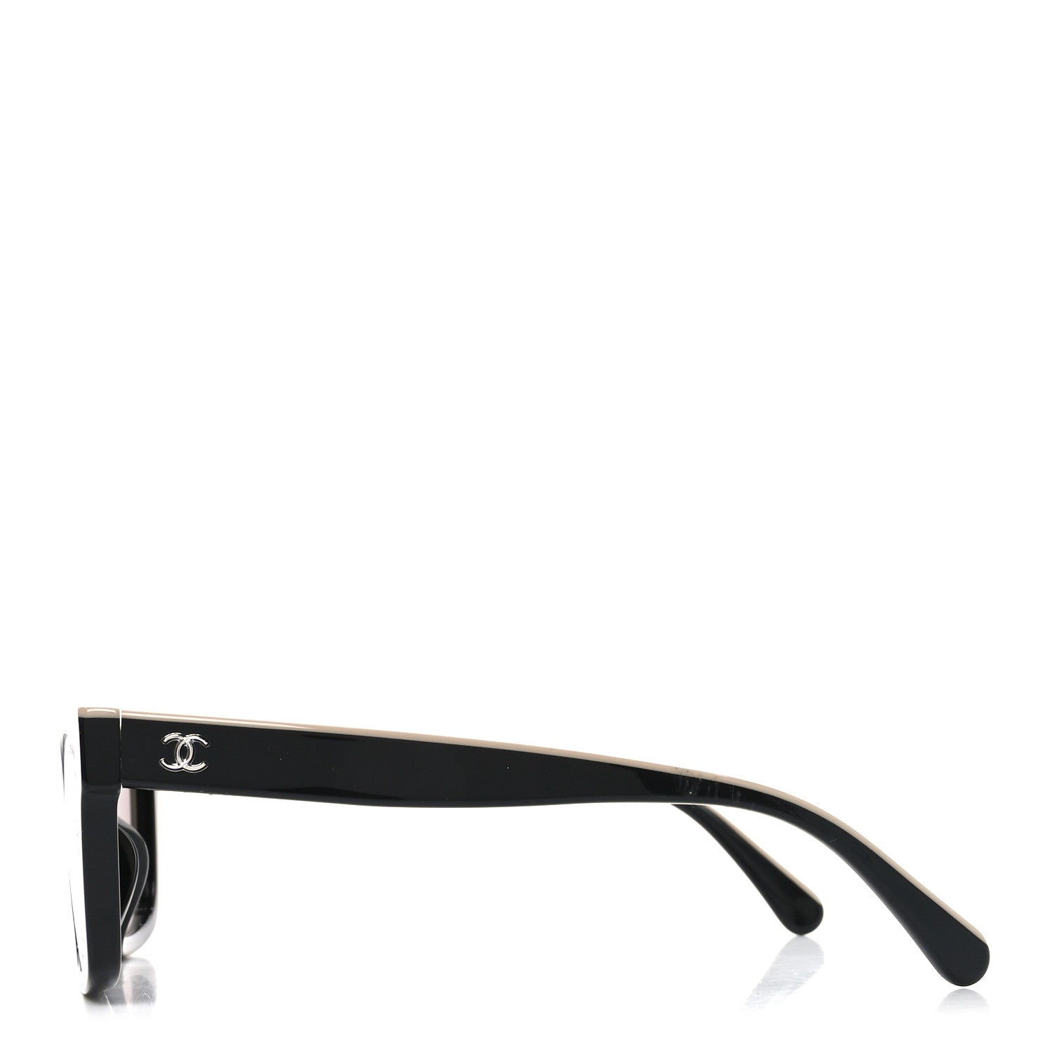 Chanel Acetate Polarized Square Sunglasses 5417-A Black 3 of 7