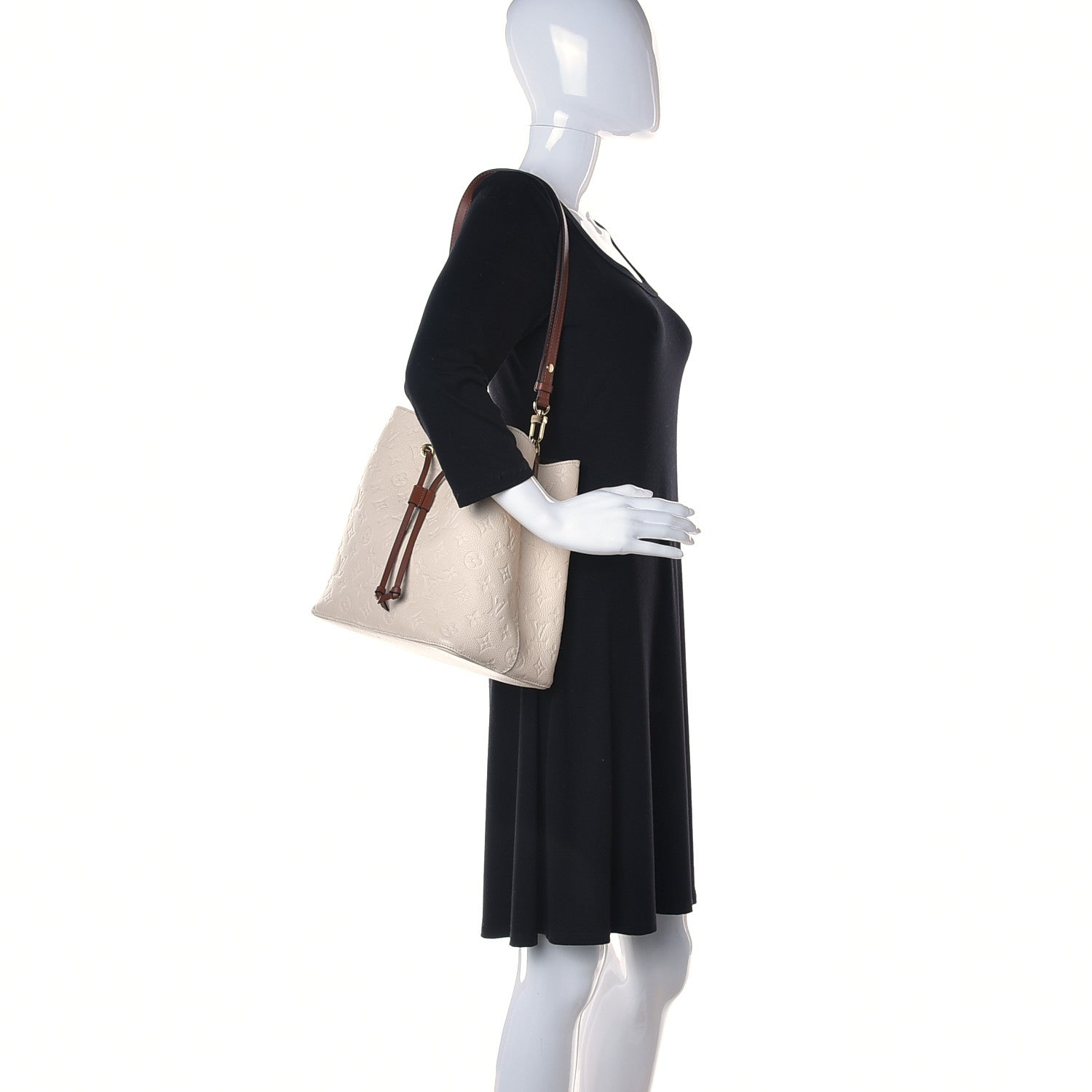 Louis Vuitton Empreinte Neonoe MM Cream 2 of 9
