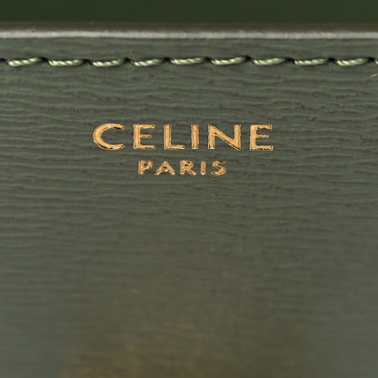 Celine Liege Calfskin Teen Classic Box Flap Bag Light Khaki 6 of 9