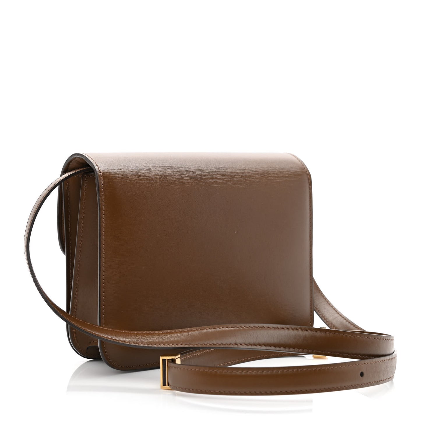 Box Calfskin Small Classic Box Flap Bag Camel