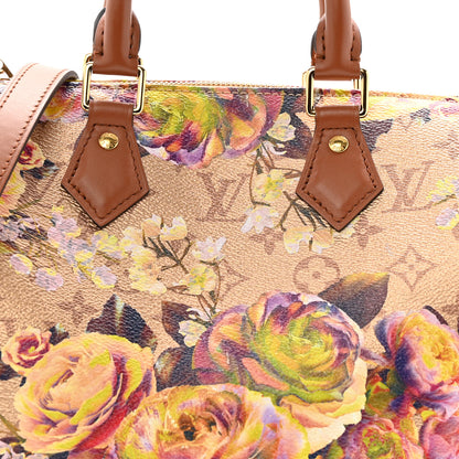 Louis Vuitton Metallic Monogram LV Garden Speedy Bandouliere 25 Gold 7 of 10
