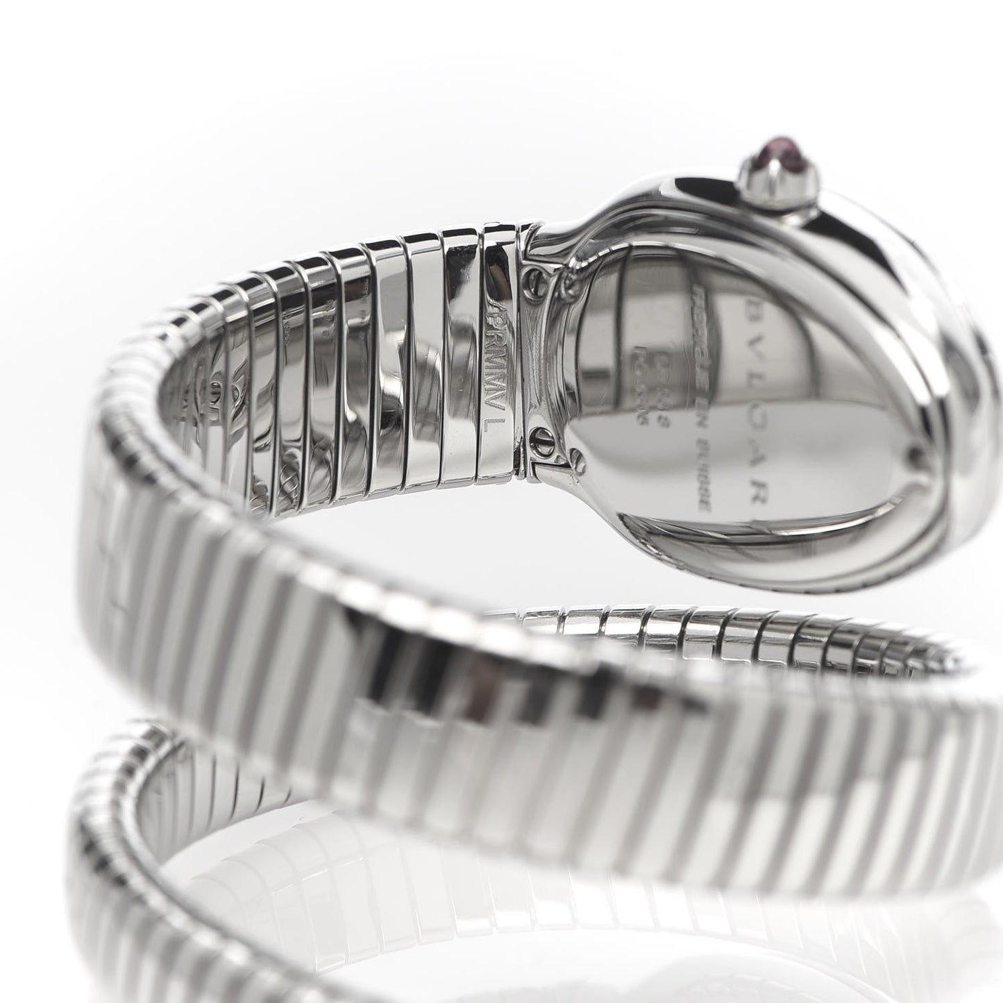 Stainless Steel 35mm Serpenti Tubogas Quartz Watch