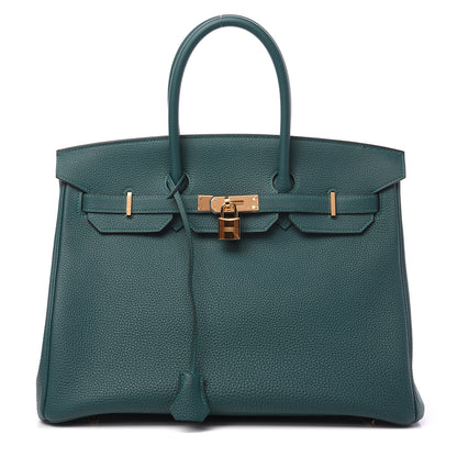 Hermes Togo Birkin 35 Malachite 1 of 10