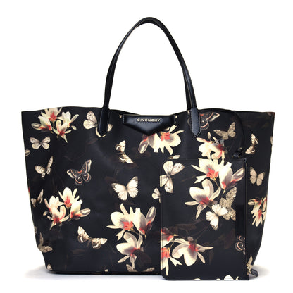 Givenchy Textured Coated Canvas Magnolia and Moth Print Large Antigona Tote 1 of 5
