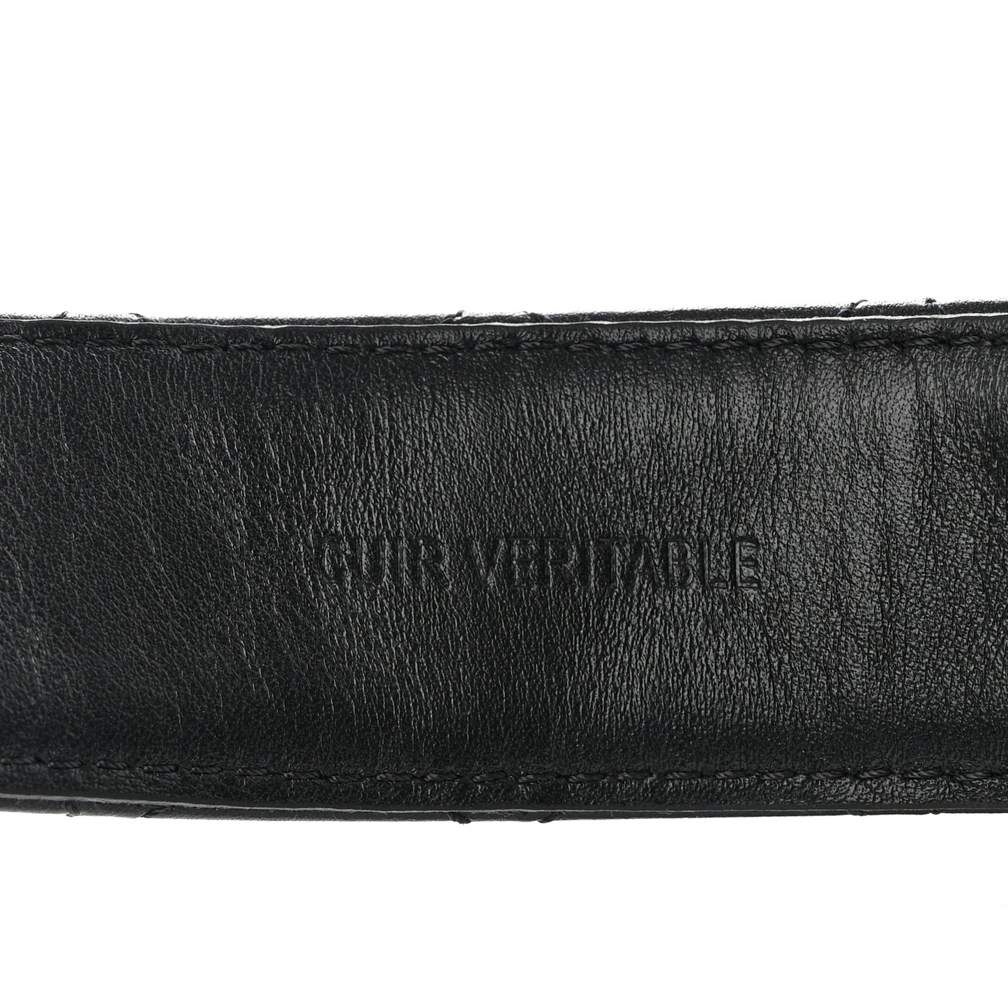 Lambskin Quilted CC Chain Belt 80 32 Black