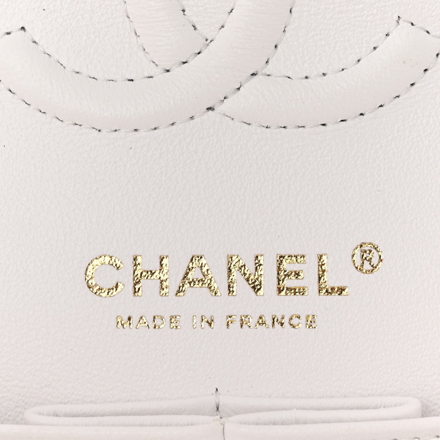Chanel Caviar Quilted Medium Double Flap White 10 of 21