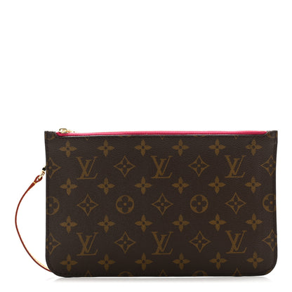 Louis Vuitton Monogram Neverfull MM GM Pochette Pivoine 1 of 8