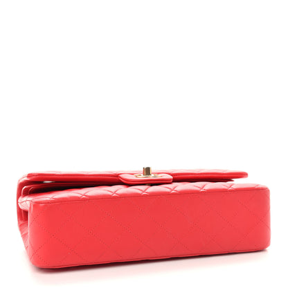 Chanel Lambskin Quilted Medium Double Flap Red 4 of 10