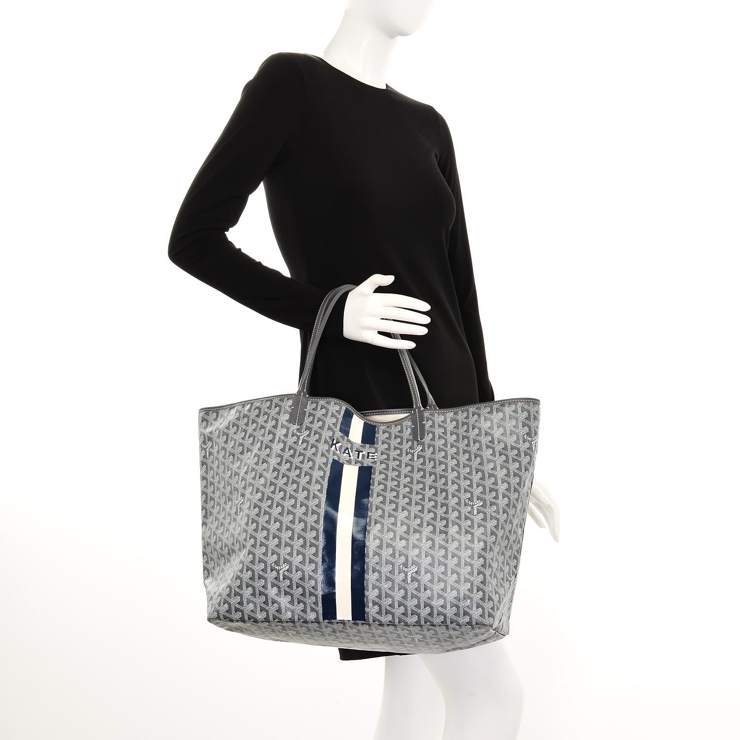 Goyard Goyardine Saint Louis GM Grey 2 of 7