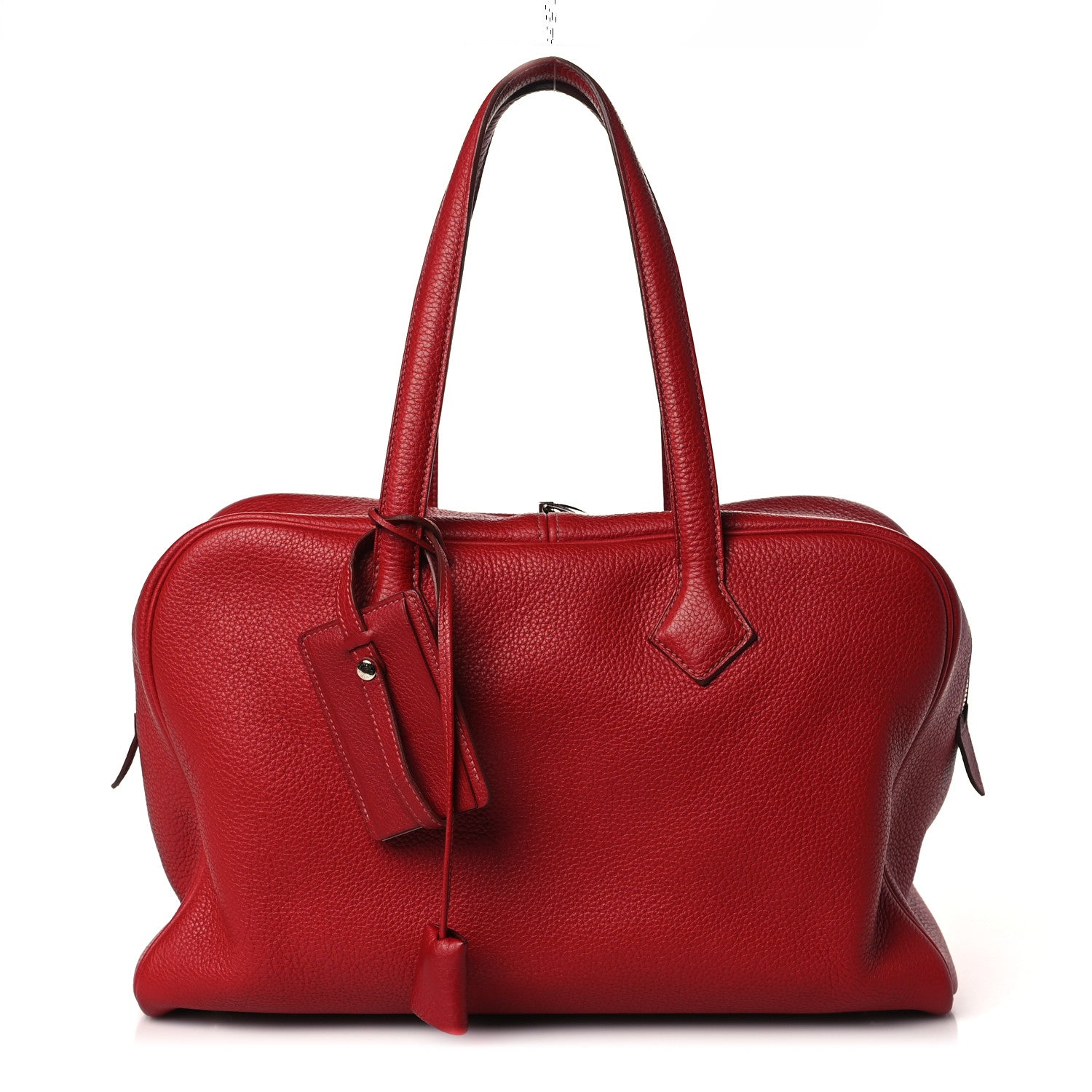 Hermes Taurillon Clemence Victoria 35 Rouge Garance 1 of 9