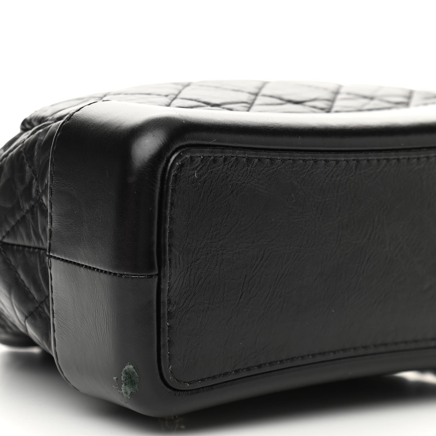 Chanel Aged Calfskin Quilted Gabrielle Backpack Black 9 of 15