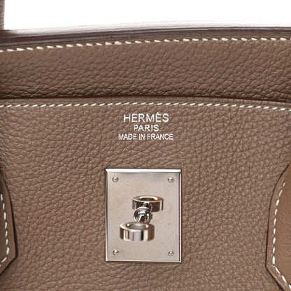 Hermes Togo Birkin 40 Etoupe 6 of 14