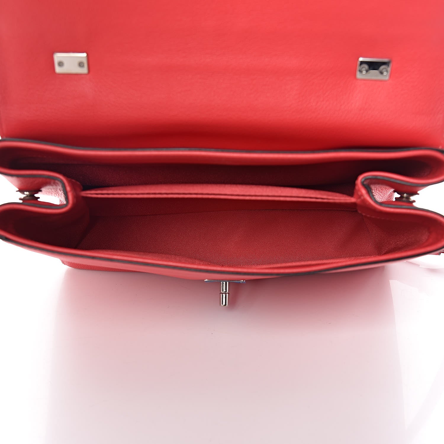 Louis Vuitton Soft Calfskin Lockme II Top Handle Rubis 7 of 10