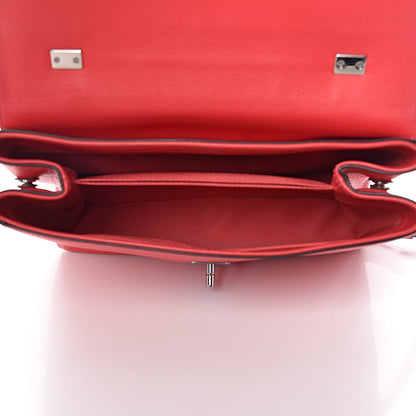 Louis Vuitton Soft Calfskin Lockme II Top Handle Rubis 7 of 10