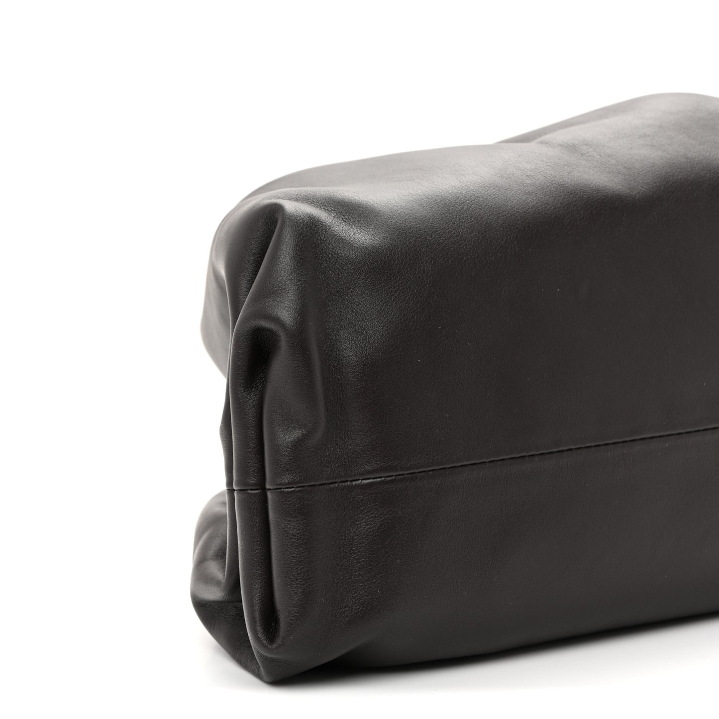 Smooth Butter Calf The Pouch Oversized Clutch  Fondant