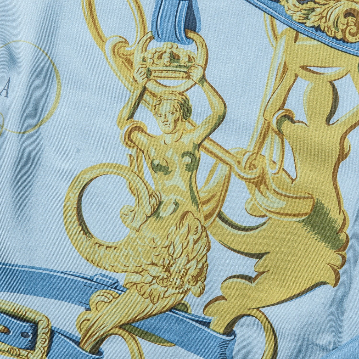 Hermes Silk Dip Dye Brides de Gala Shawl 140 7 of 11