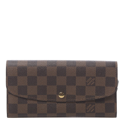 Louis Vuitton Damier Ebene Emilie Wallet 1 of 7