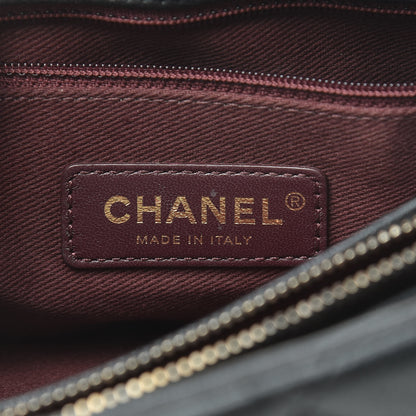 Chanel Shiny Sheepskin Quilted Small Trapezio Flap Black 6 of 12