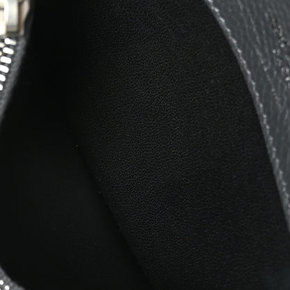 Saint Laurent Grained Calfskin Sac De Jour Compact Wallet Fog 6 of 8