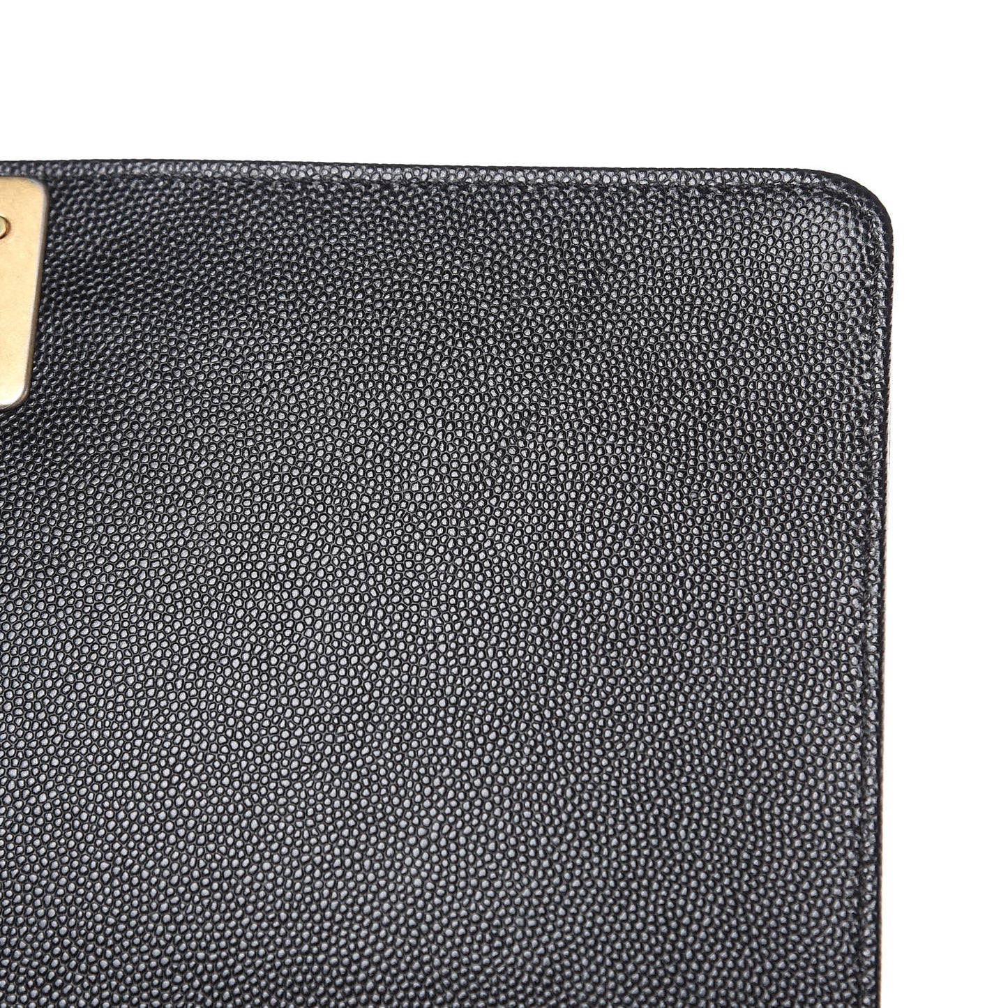 Caviar Quilted New Medium Boy Flap Black