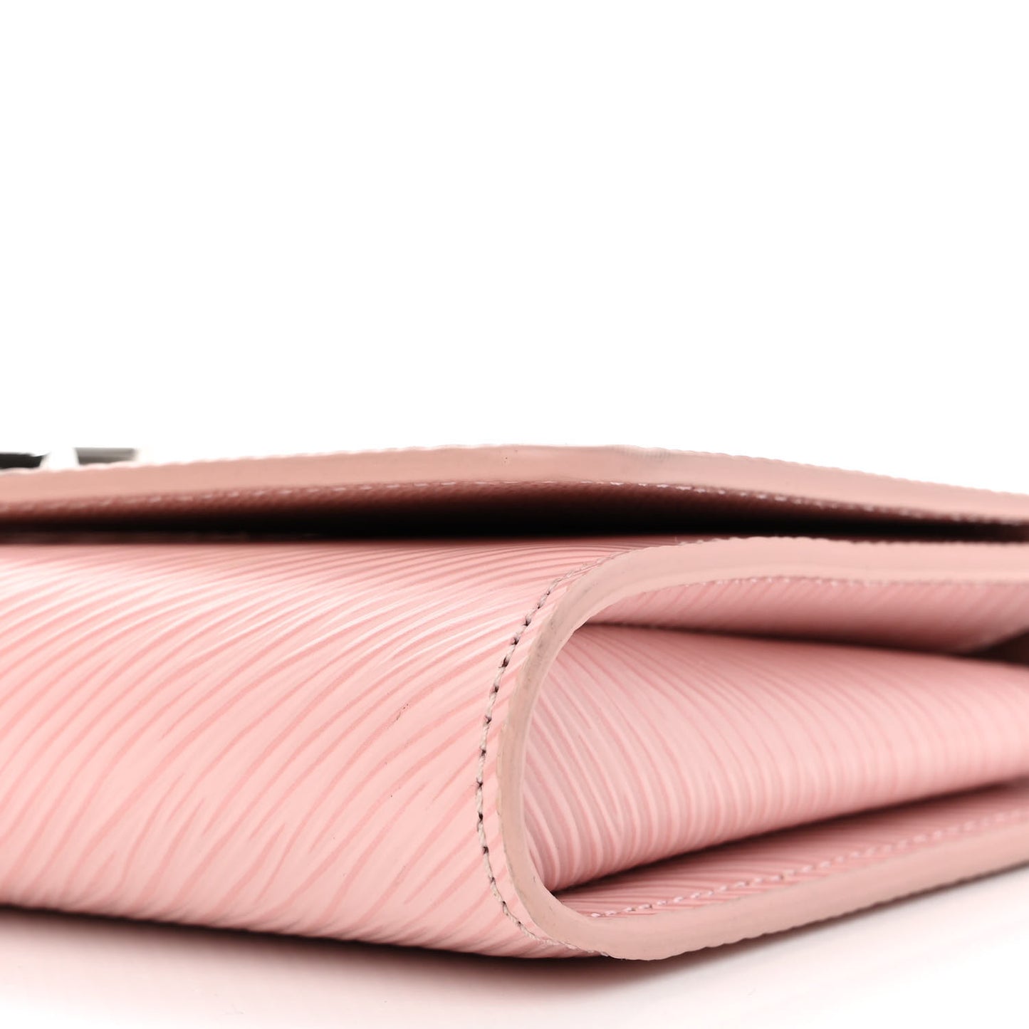 Epi Twist Chain Wallet Rose Ballerine