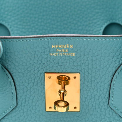 Hermes Taurillon Clemence Birkin 35 Bleu Saint Cyr 6 of 15