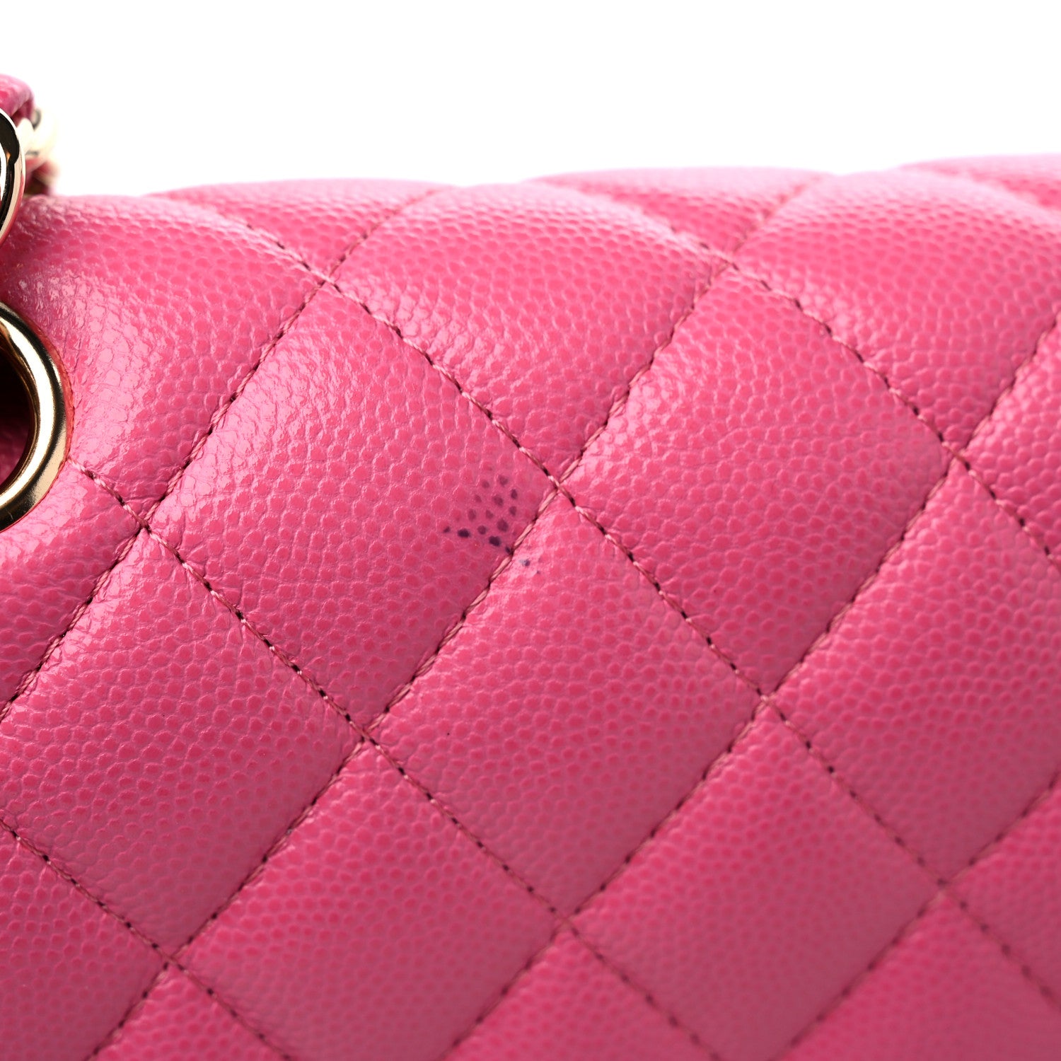 Chanel Caviar Quilted Small Double Flap Pink 11 of 12