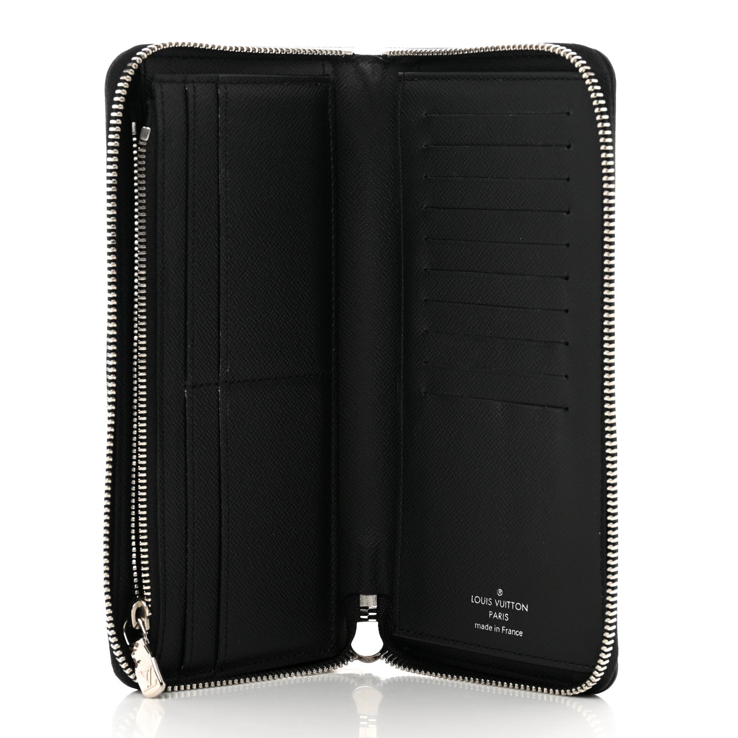 Louis Vuitton Epi Zippy Vertical Wallet Black 5 of 6