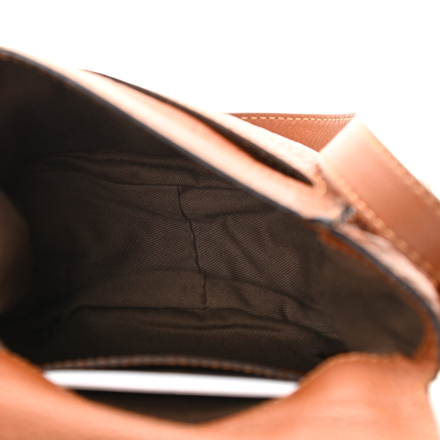 Calfskin Mini Marcie Round Crossbody Bag Tan