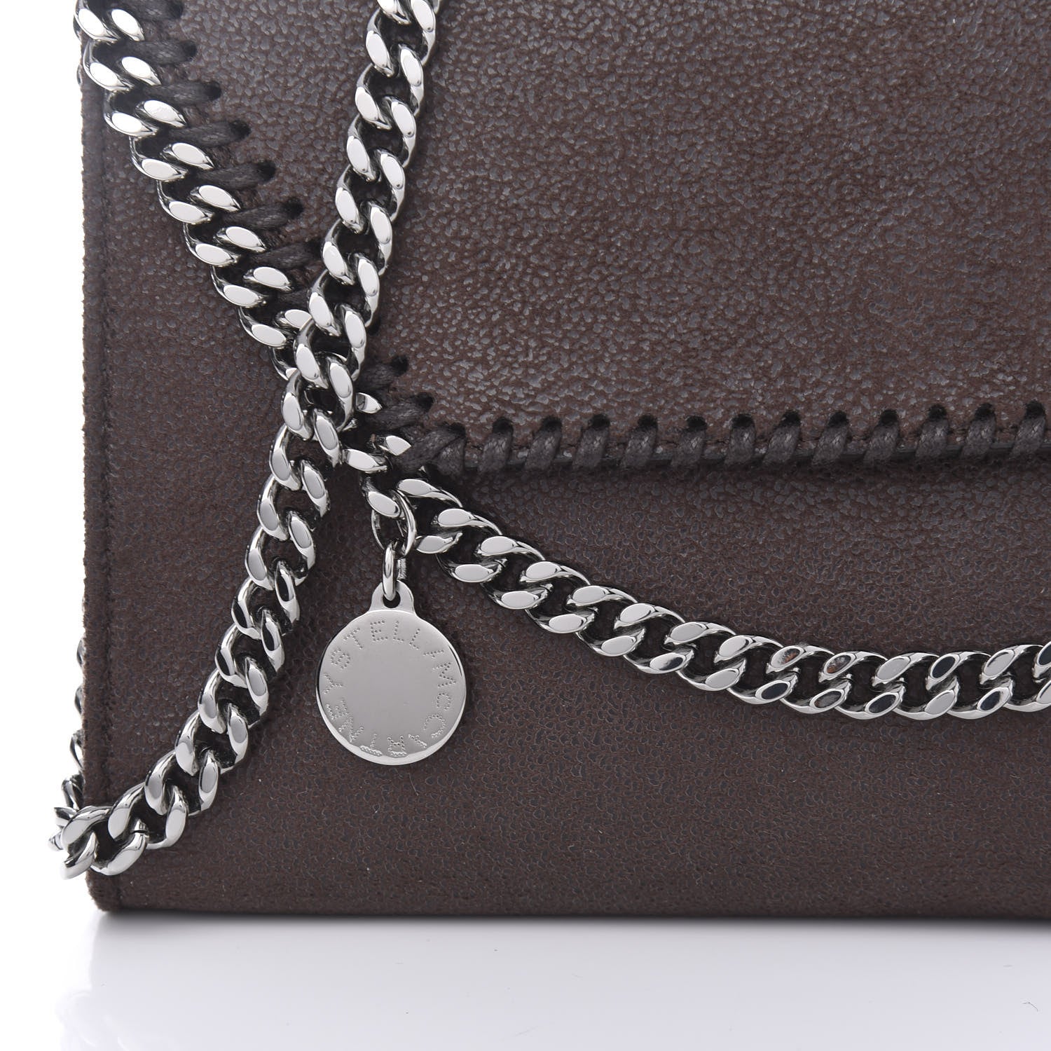 Stella McCartney Shaggy Deer Falabella Mini Crossbody Bag Dark Brown 9 of 9