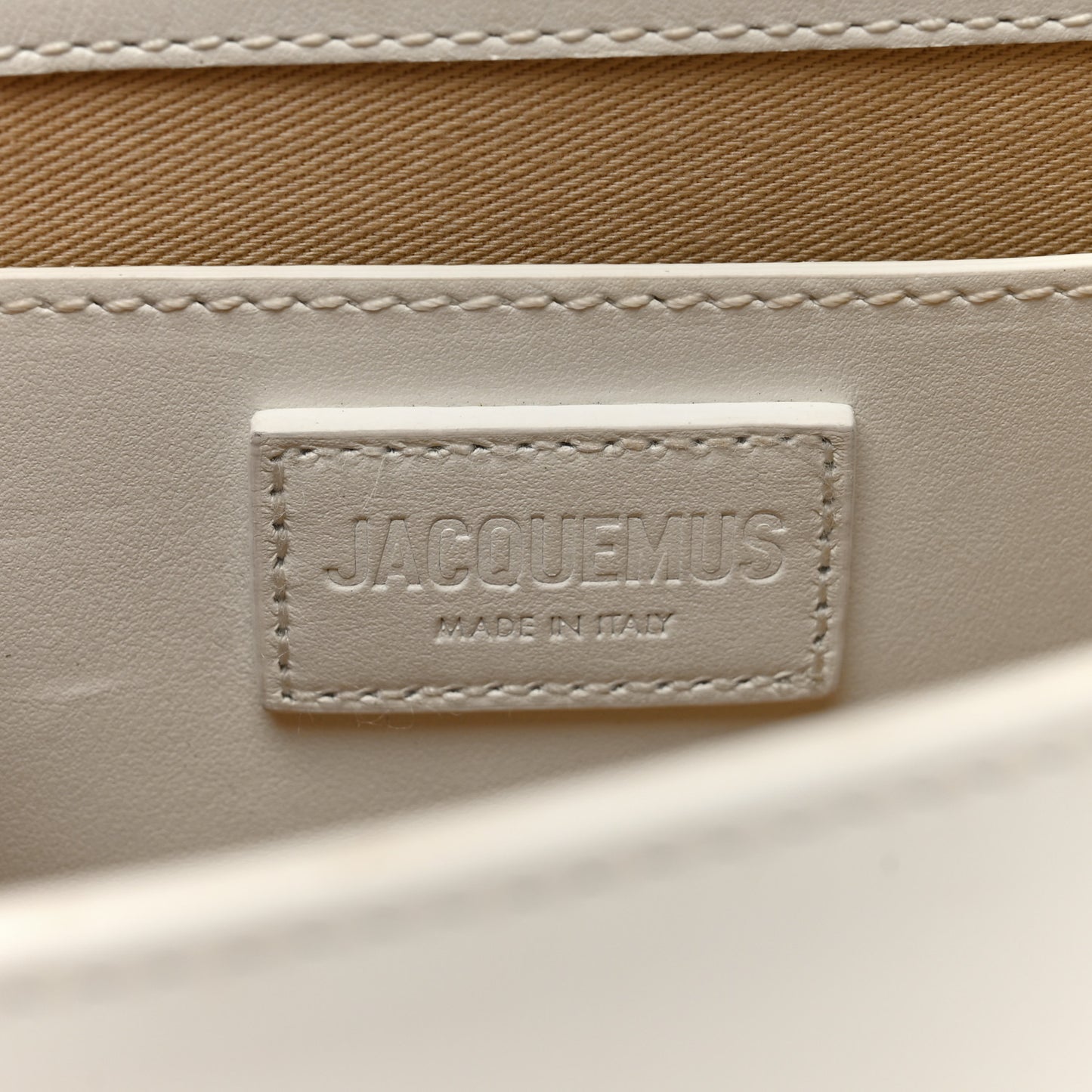 Smooth Calfskin Le Bambino Long White