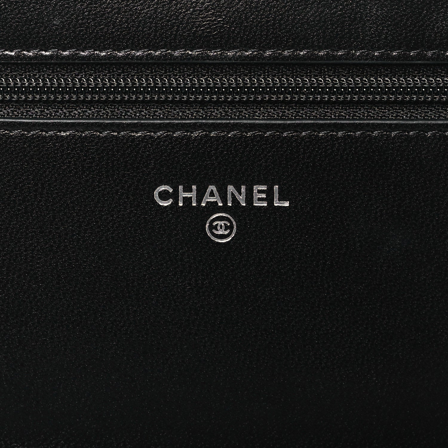 Chanel Velvet Mirror Embellished Boy Wallet On Chain WOC Argent 6 of 12