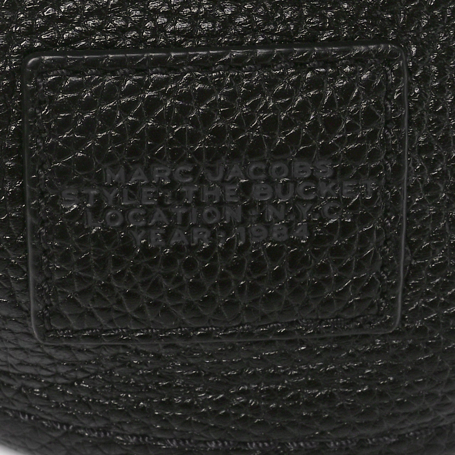 Marc Jacobs Grained Calfskin Mini The Bucket Bag Black 7 of 11